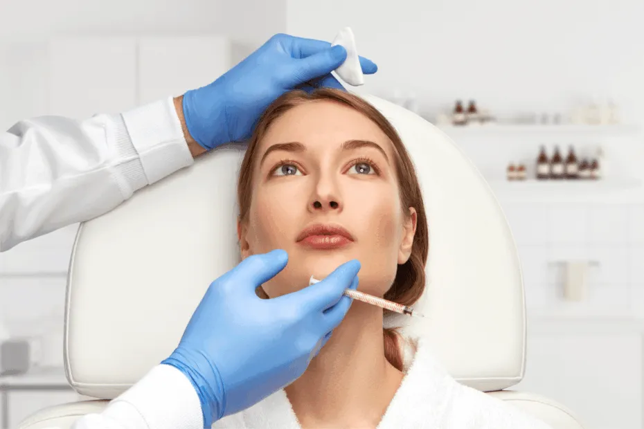 Trattamento viso di medicina estetica